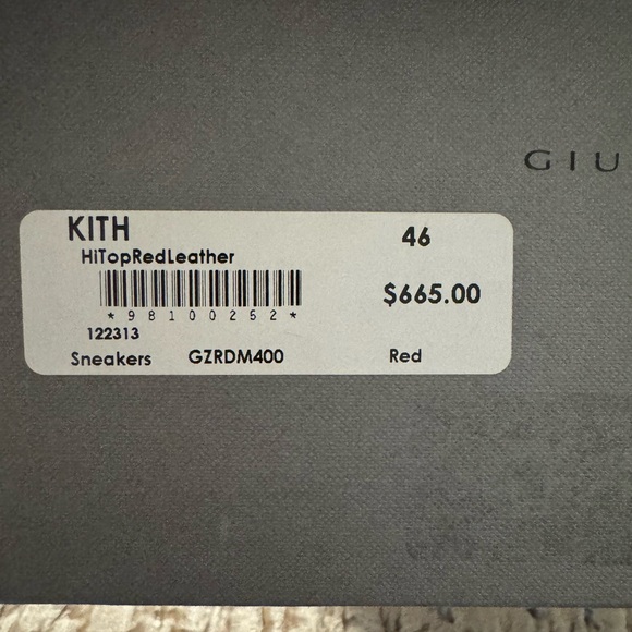 “Giuseppe”men’s US 12 authentic sneaker - Picture 3 of 8